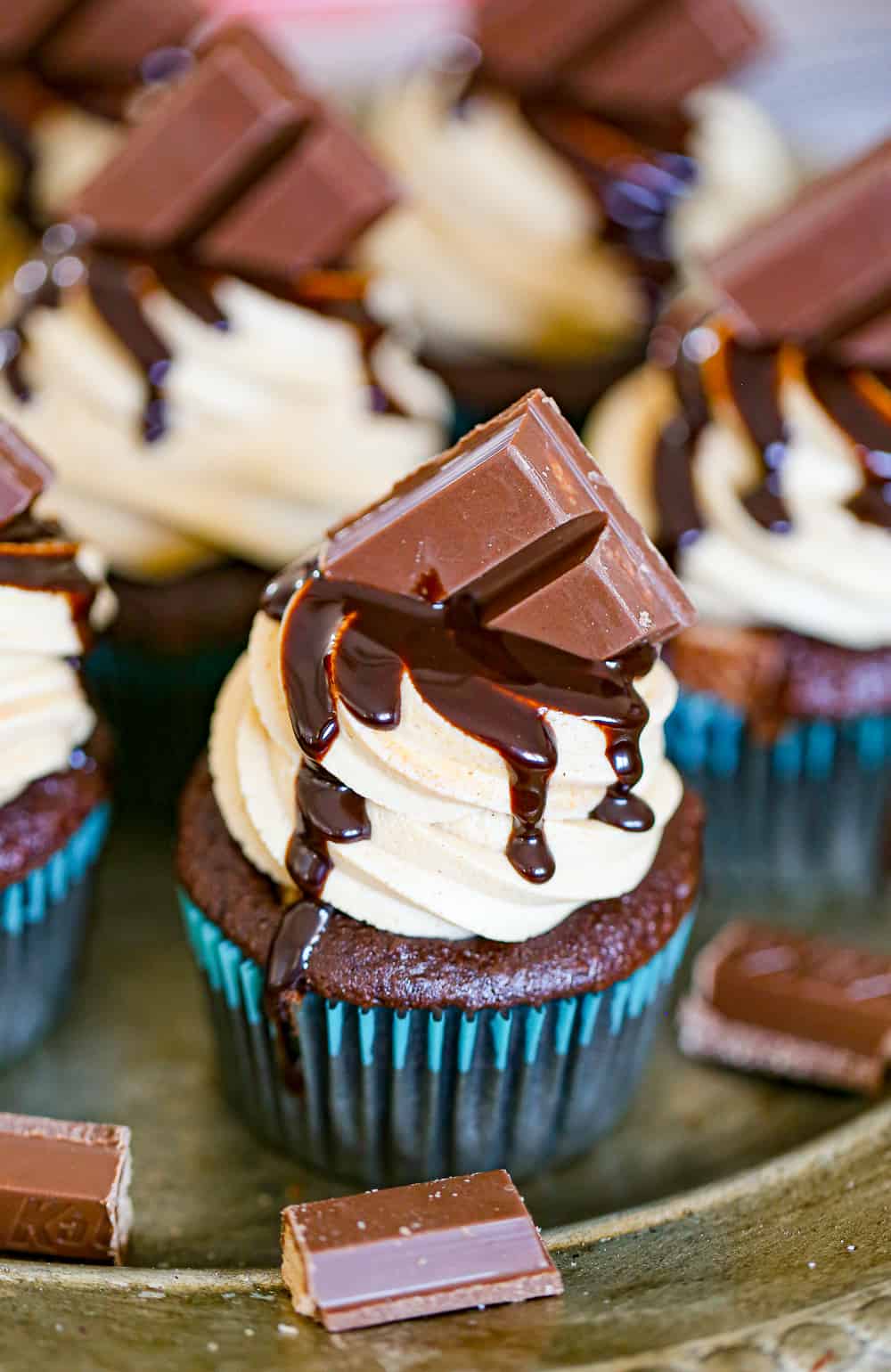 Ultimate Kit Kat Cupcakes