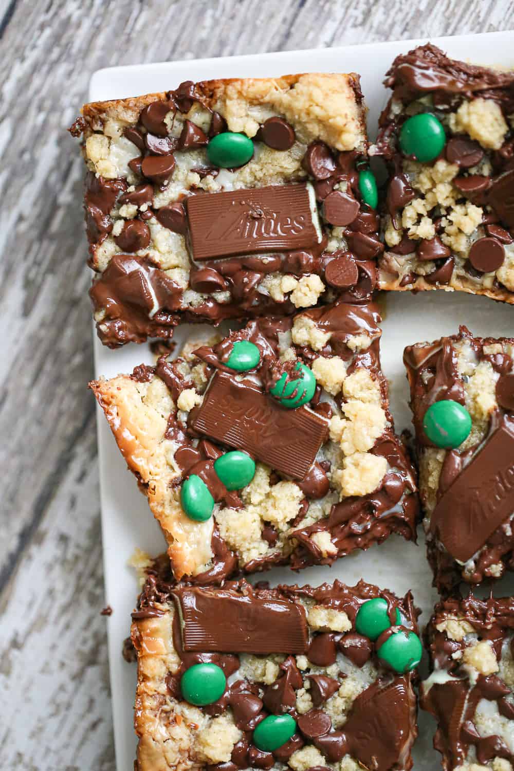 Chocolate Chip Mint Bars
