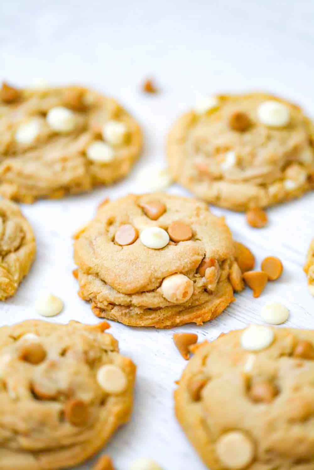 Peanut Butter Butterscotch Chip Cookies