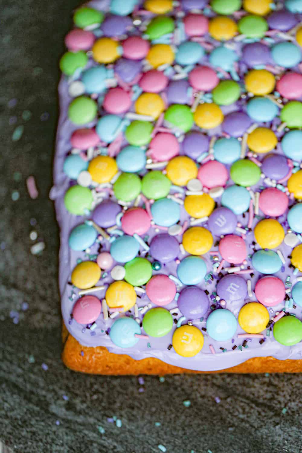 m&ms mermaid cookie bars recipe party ideas