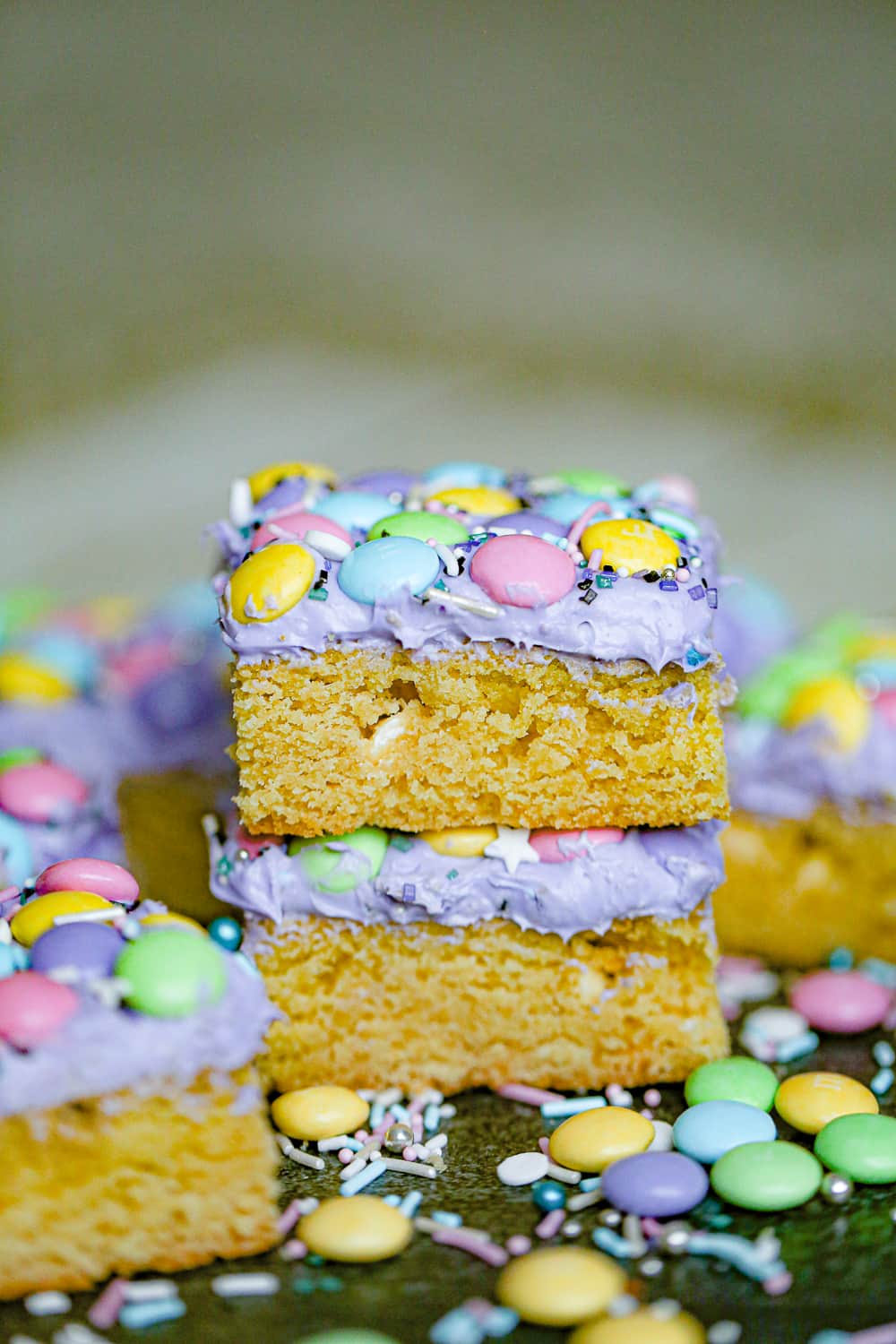 m&ms mermaid cookie bars recipe party ideas