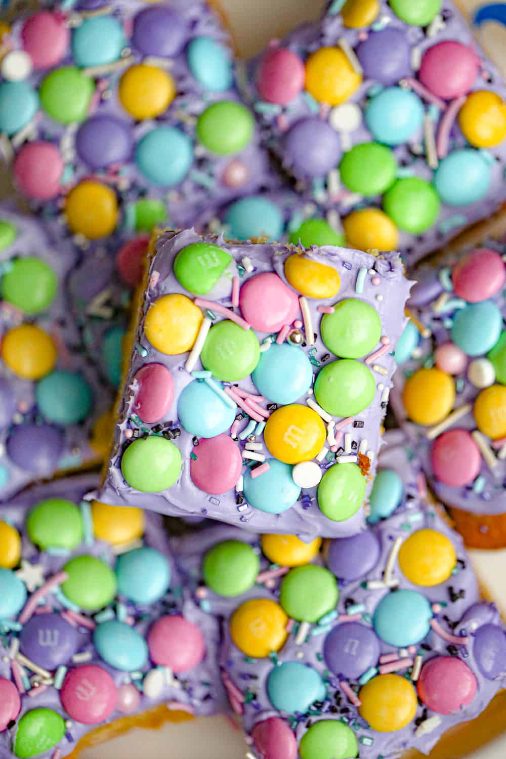 m&ms mermaid cookie bars recipe party ideas