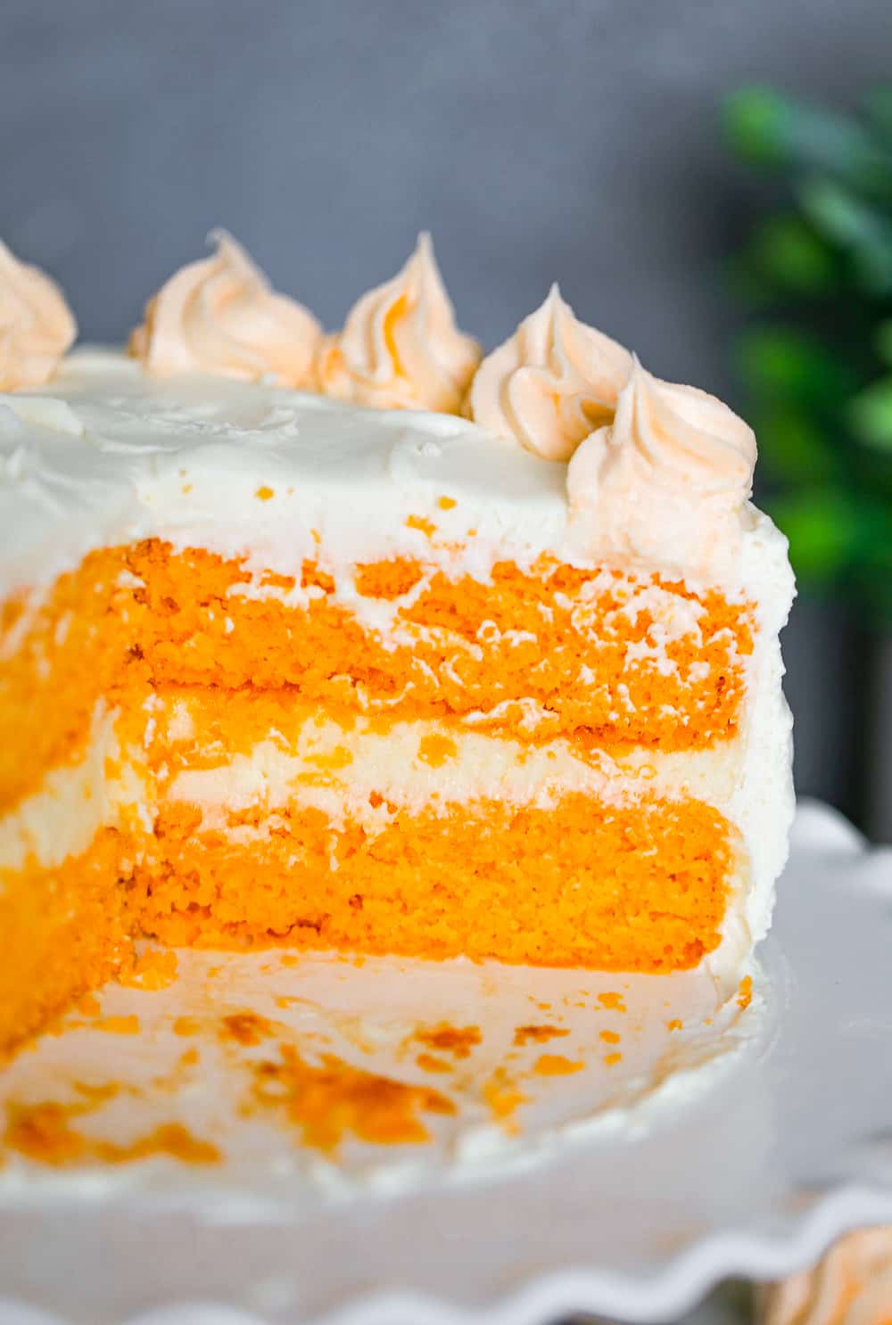 cake mix orange cake