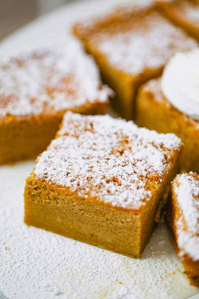 Pumpkin Magic Custard Cake