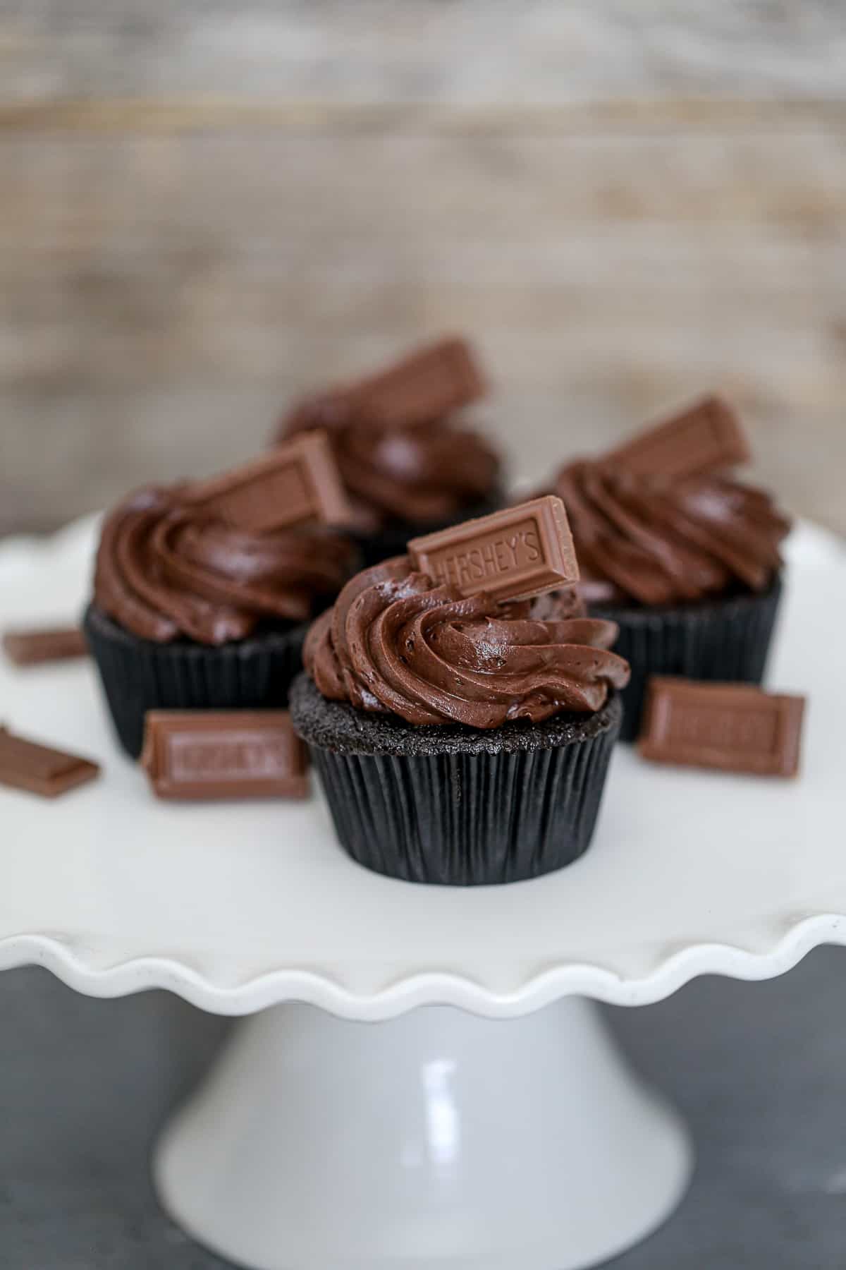 hershey's cocoa chocolate cupcakes recipe