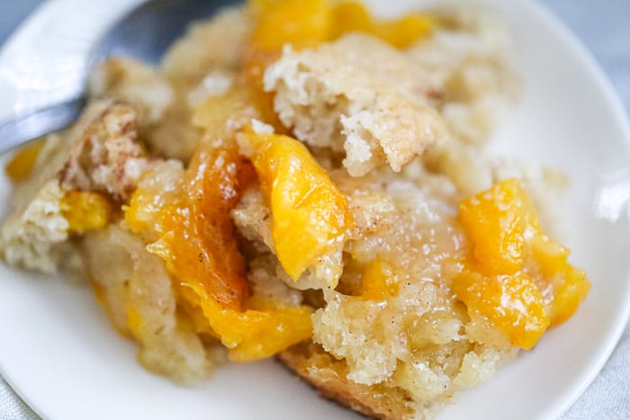 homemade peach cobbler recipe