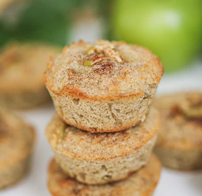 Cinnamon Apple Muffins - GF, Keto | Low-Carb, Sugar-Free