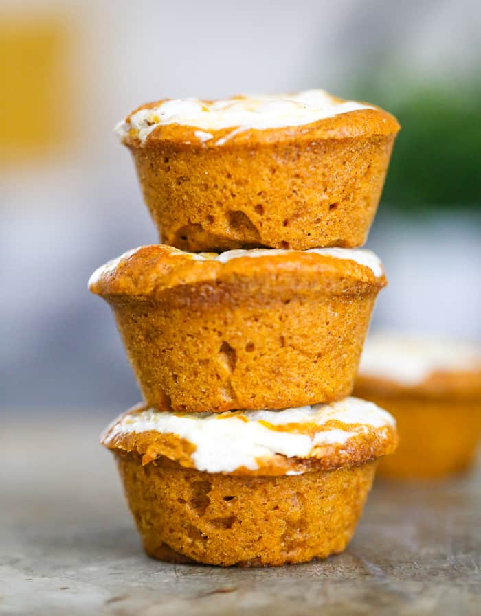 Yummy Pumpkin Muffins - Includes Cream Cheese