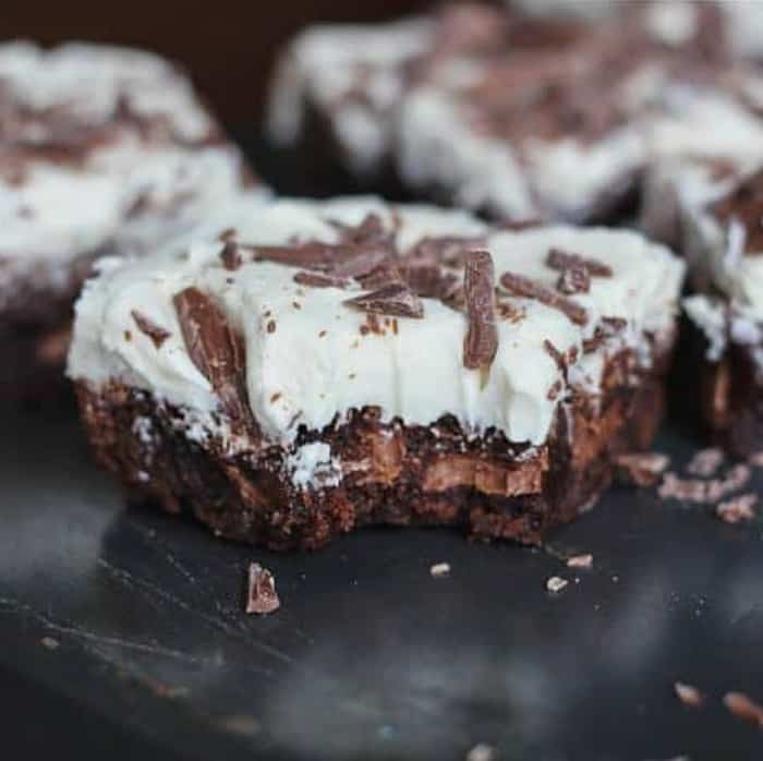 Irish Cream Chocolate Boozy Brownies recipe