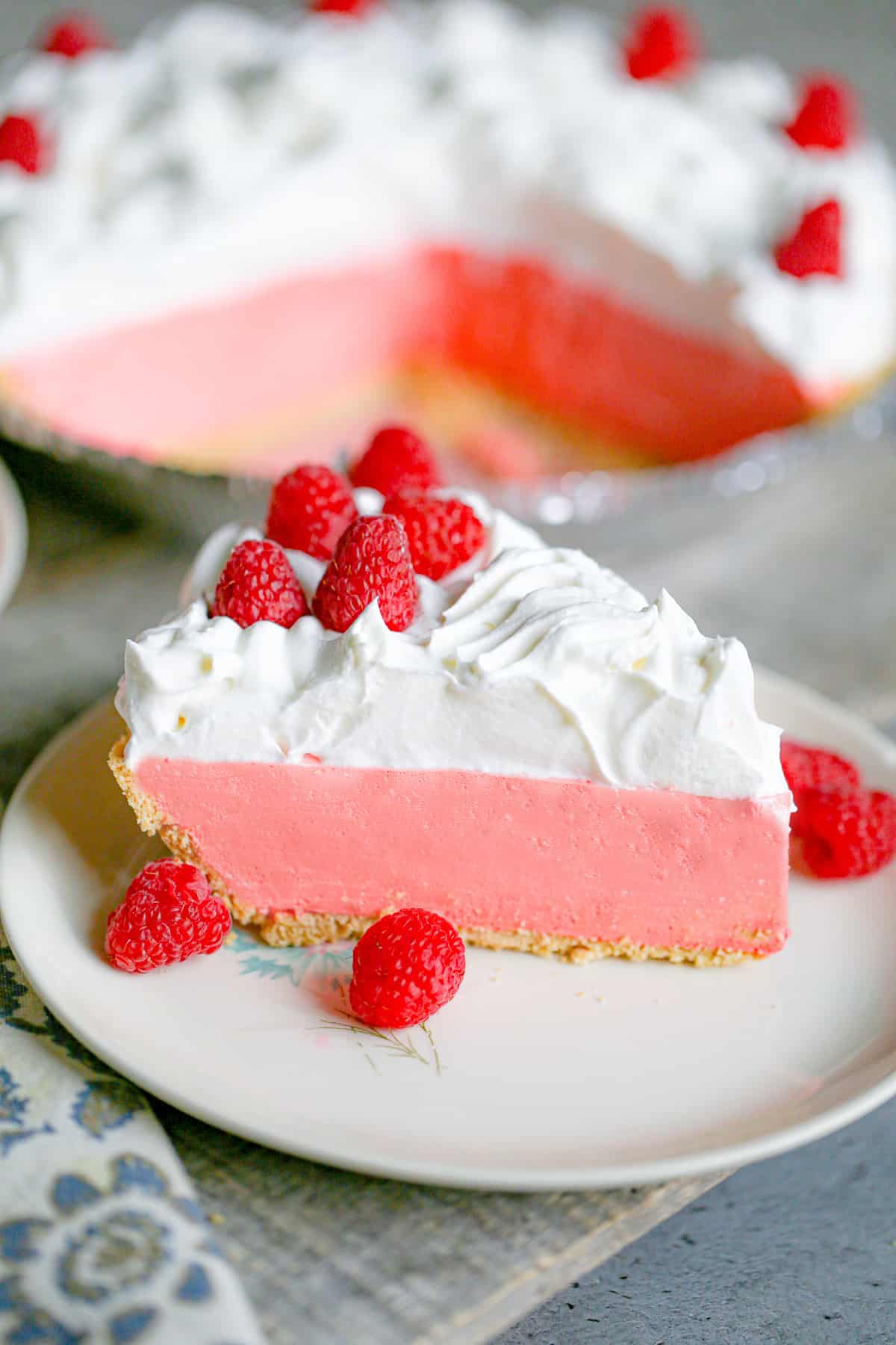 3 Ingredient Jello Cool Whip Pie - No Bake & Easy