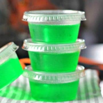 Luscious Lime Cake Vodka Jello Shots