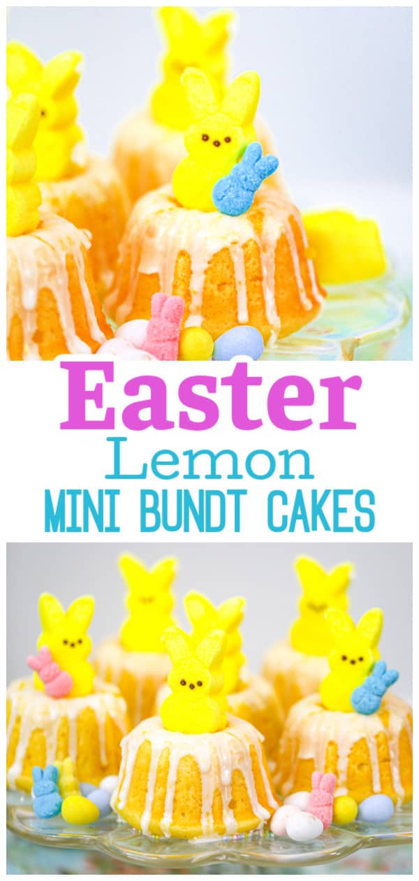 Mini Lemon Bundt Cakes