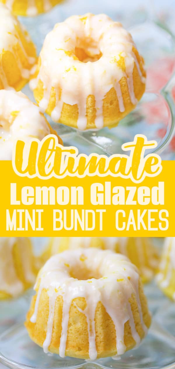 Mini Lemon Bundt Cakes