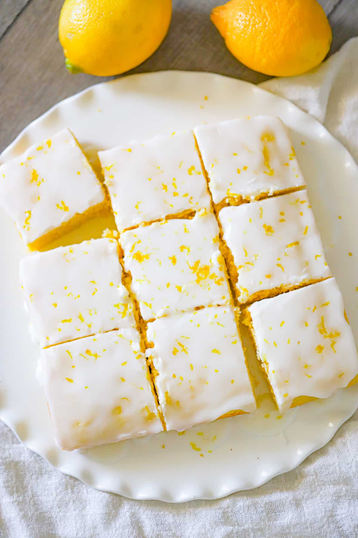 Homemade Lemon Brownies