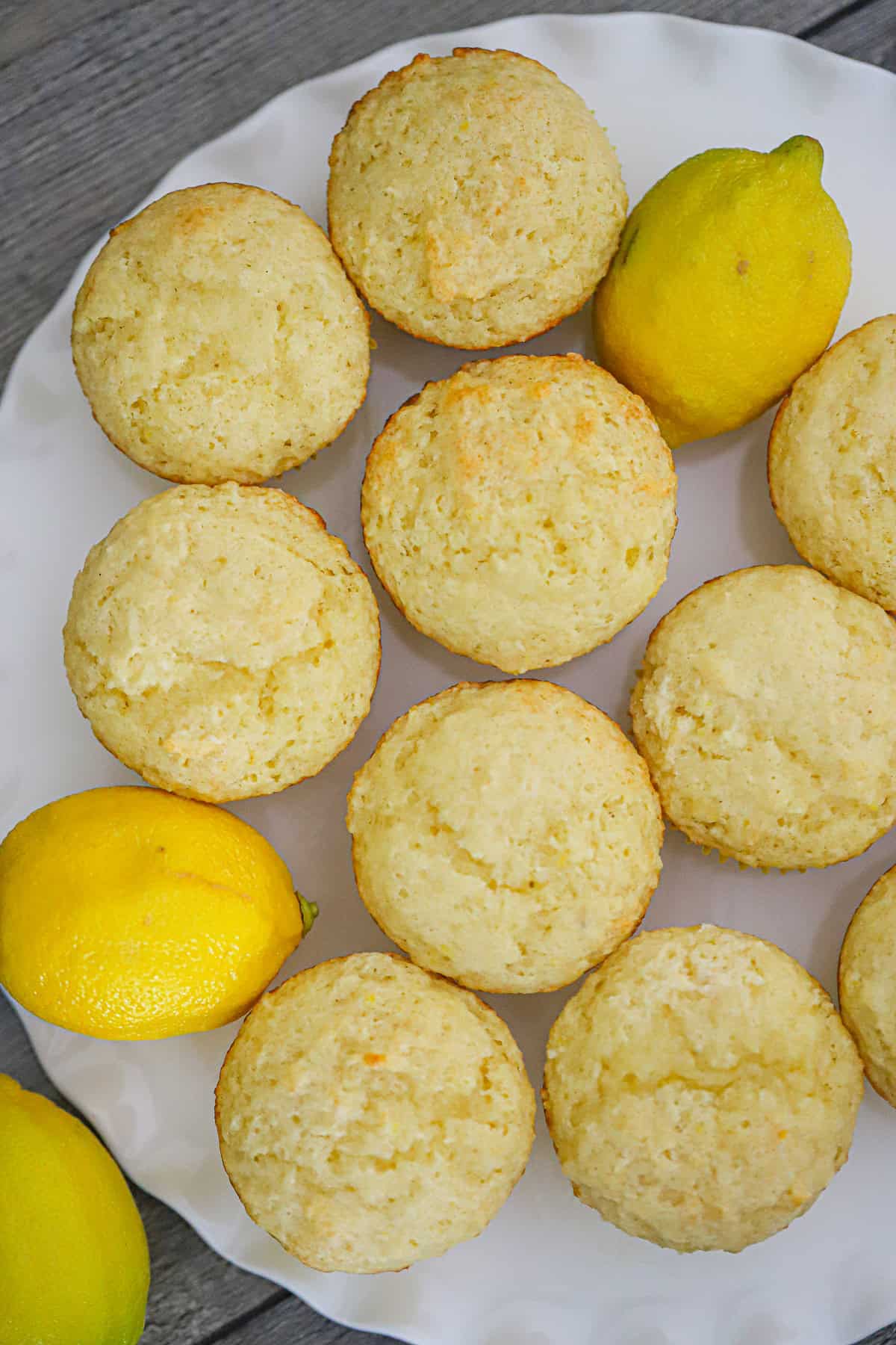 Lemon yogurt muffins