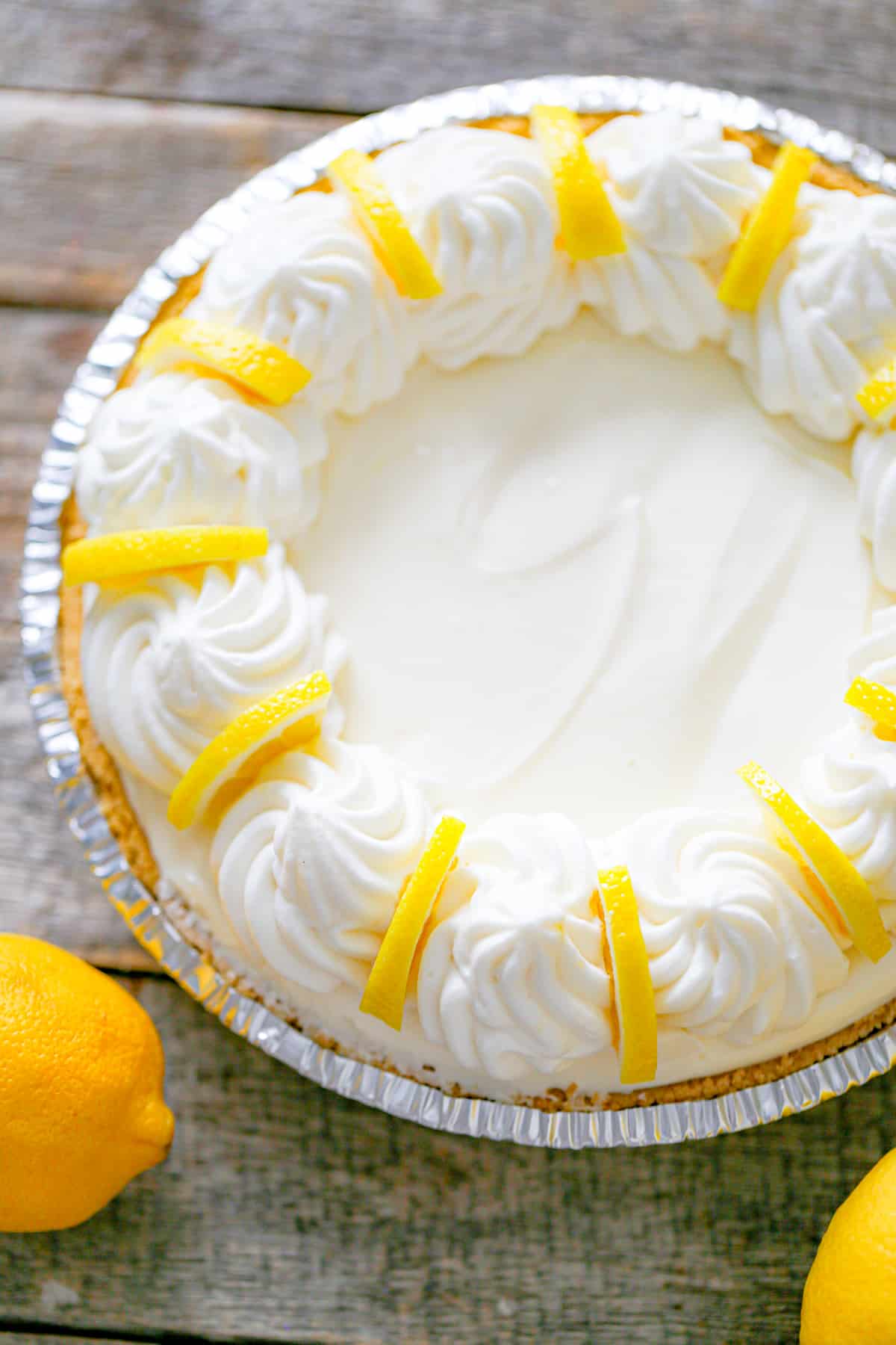 4 Ingredient No Bake Lemon Pie