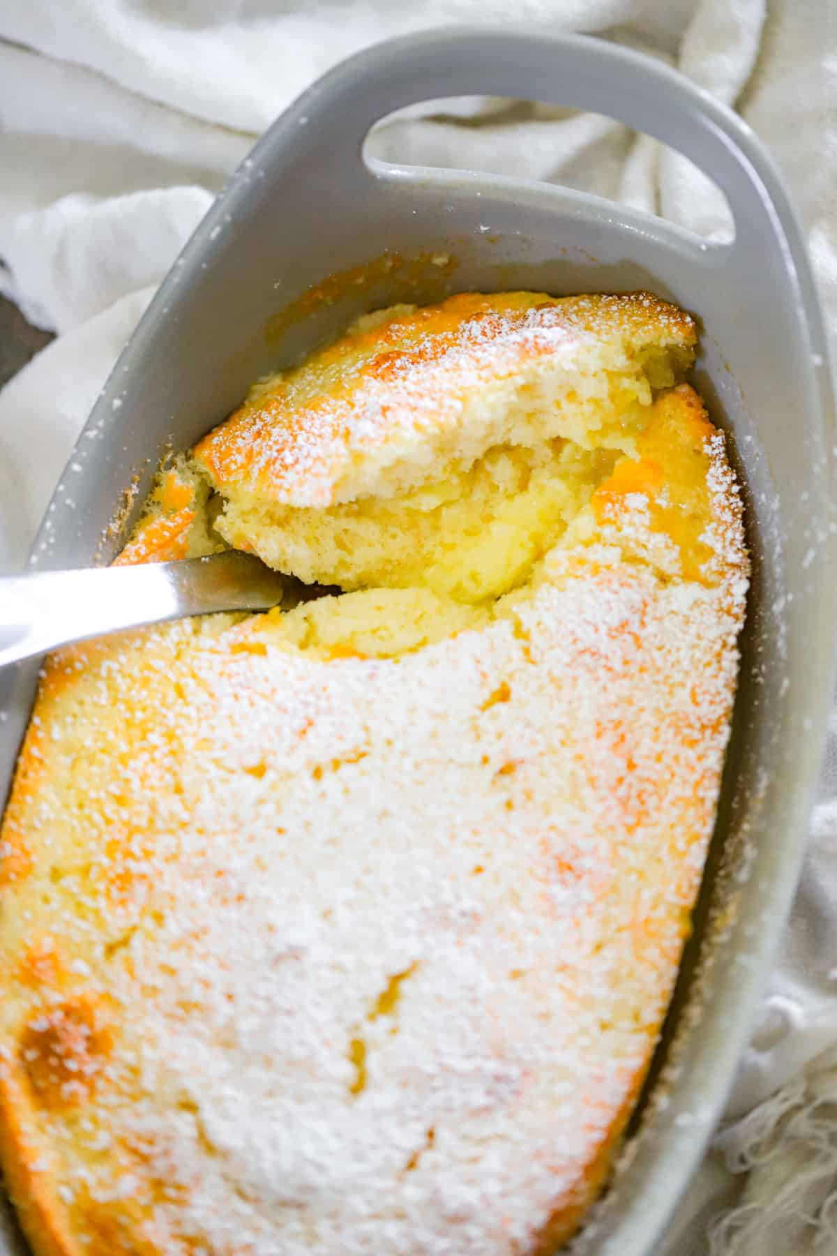 Super Fluffy Lemon Pudding Cake