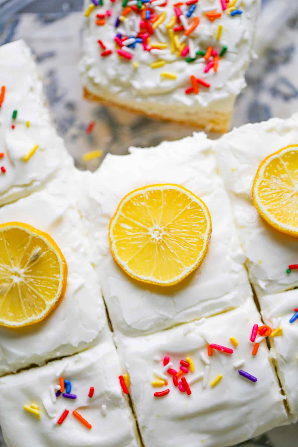 Lemon Cream Cheese Blondies dessert recipe