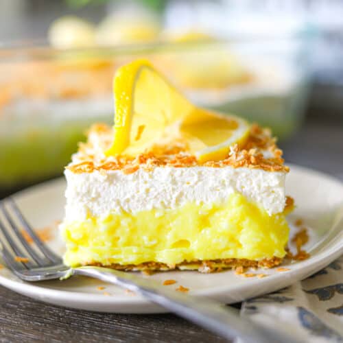 Lemon Coconut Cream Cheese Dessert