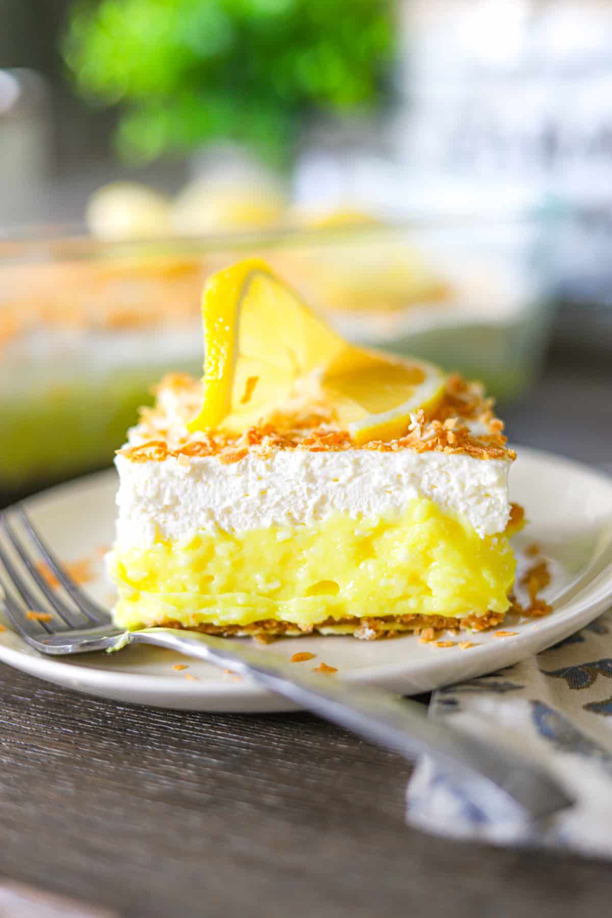 Lemon Coconut Cream Cheese Dessert