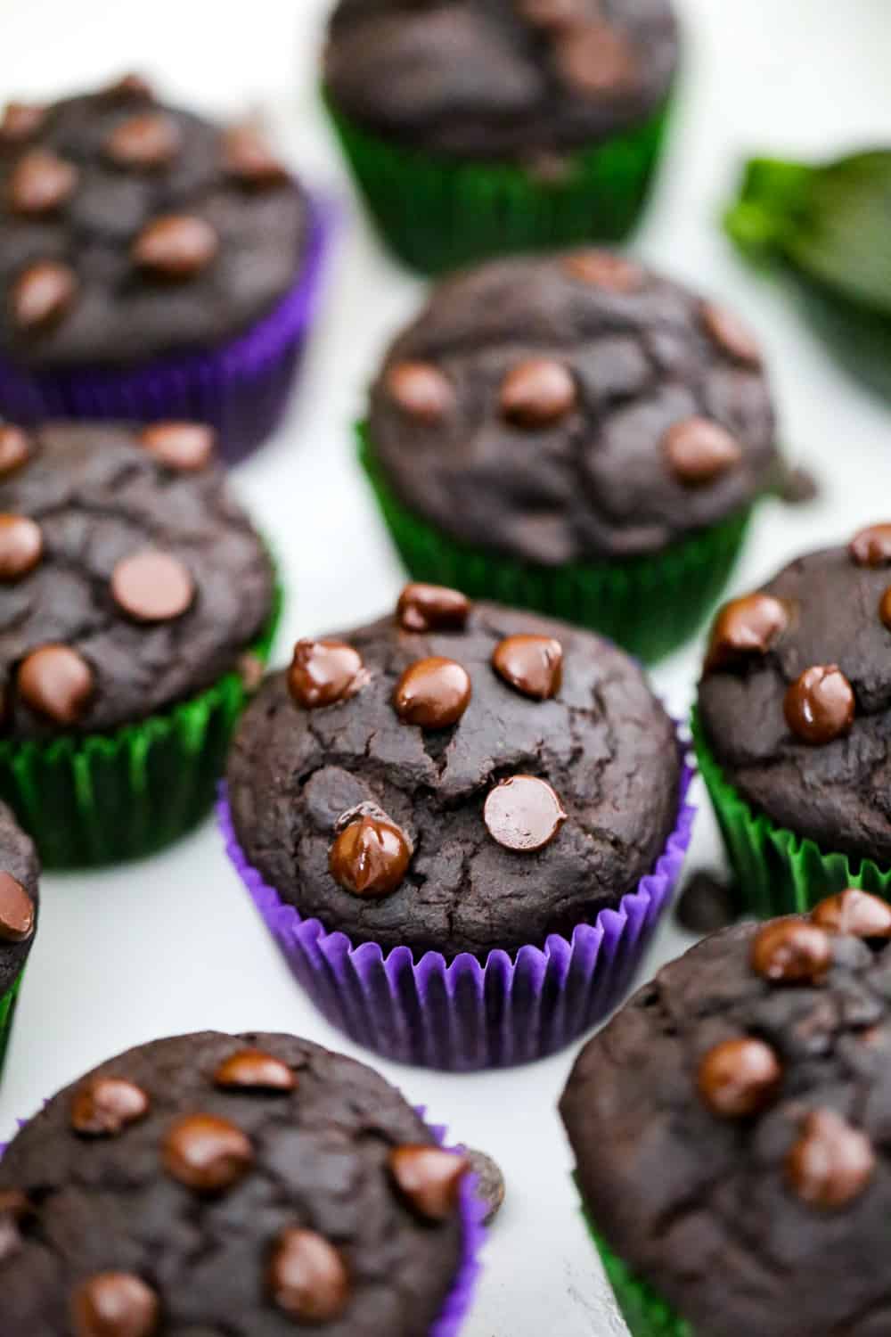Chocolate Zucchini Muffins