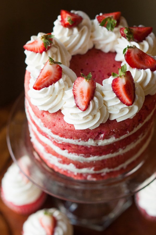 Made from Scratch Strawberries & Cream Cake&nbsp;@ The Kitchen McCabe heavenly desserts recipes