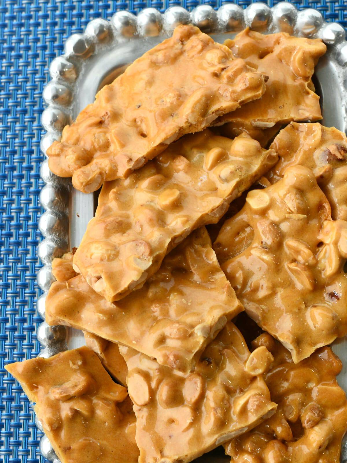 microwave peanut brittle
