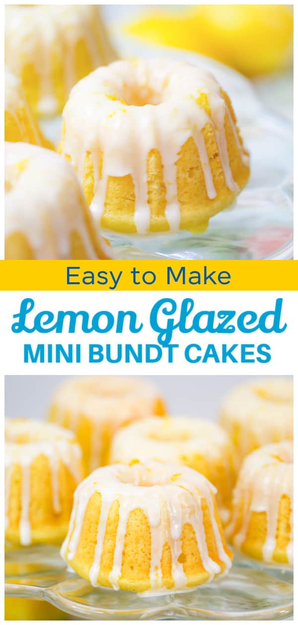 Mini Lemon Bundt Cakes