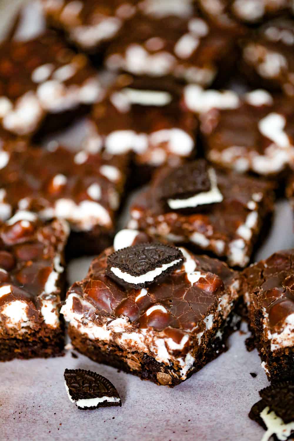 Mississippi Mud Oreo Brownies