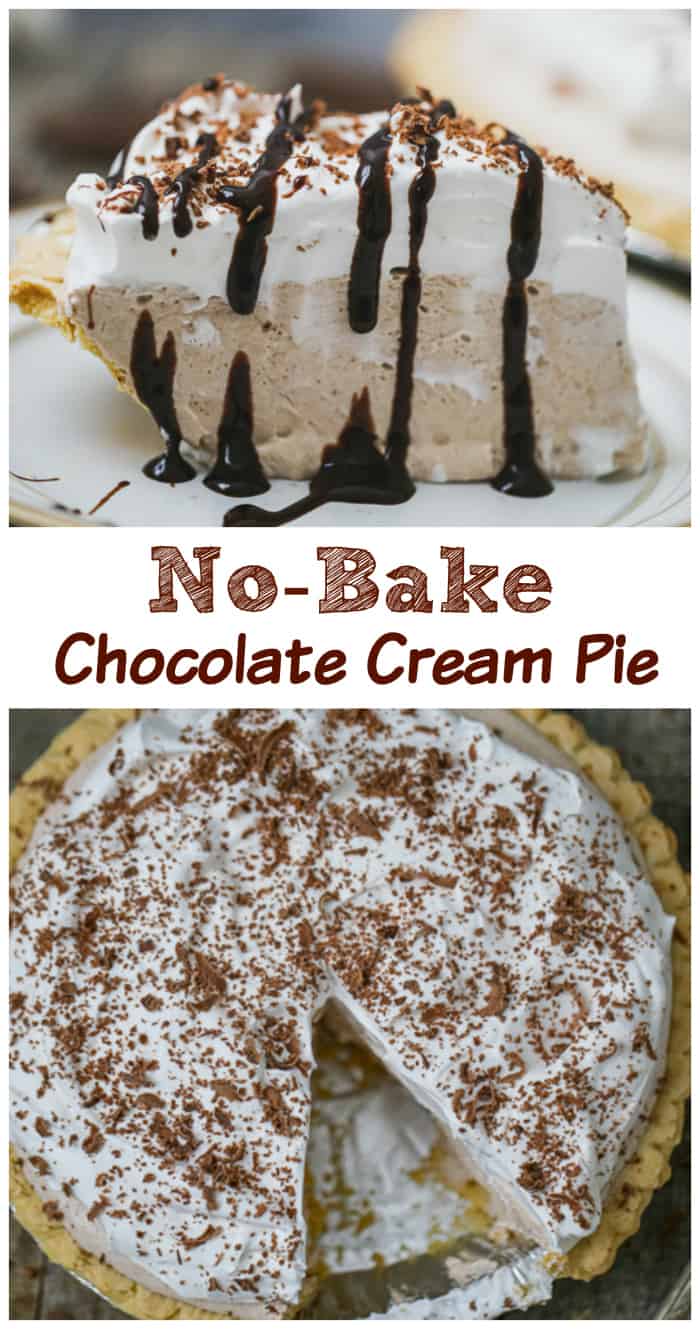 Sonic Chocolate Pudding Pie &ndash; No Bake & Easy @ The Baking ChocolaTess