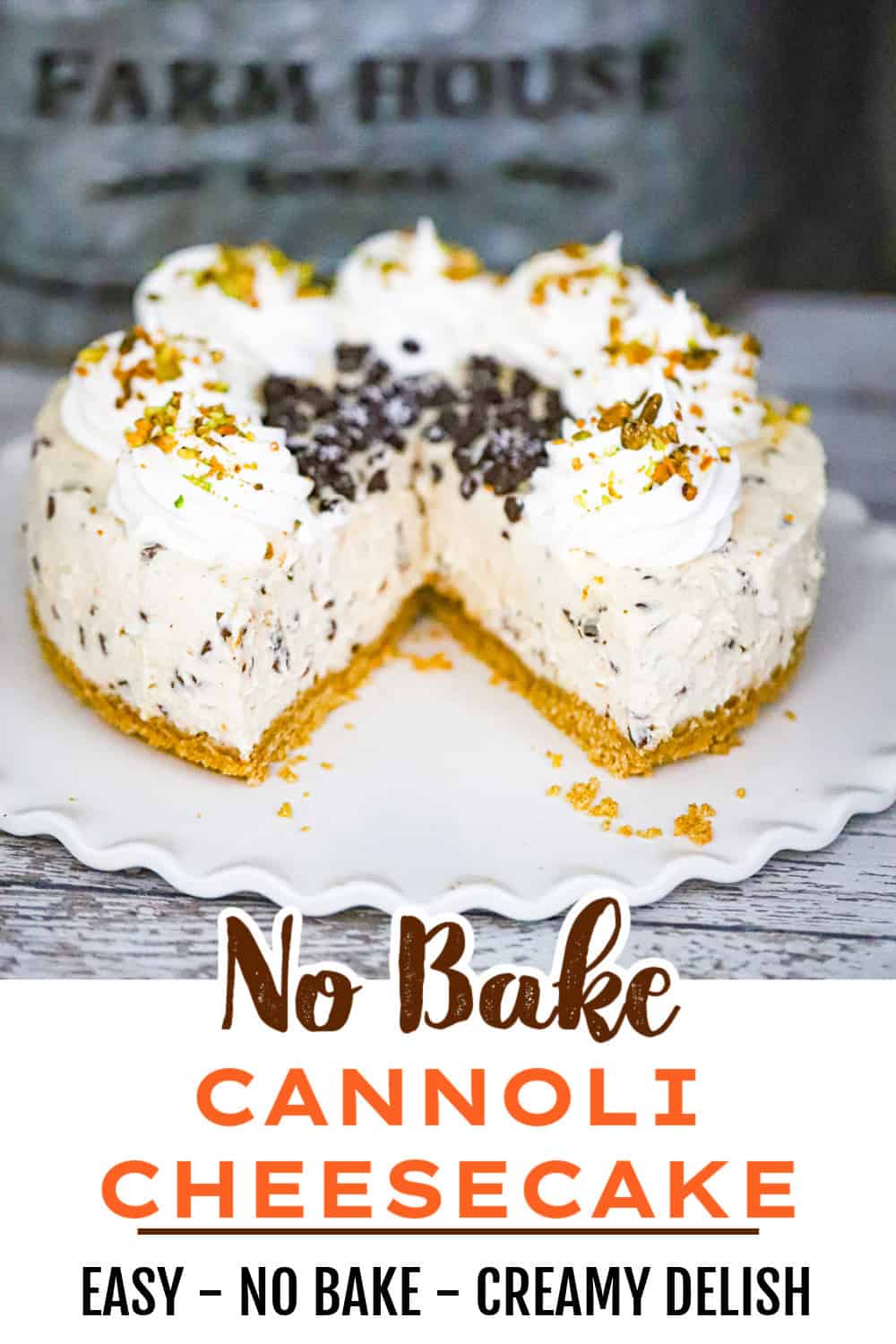 CHOCOLATE CHIP DESSERT WITH RICOTTA AND CREAM CHEESE