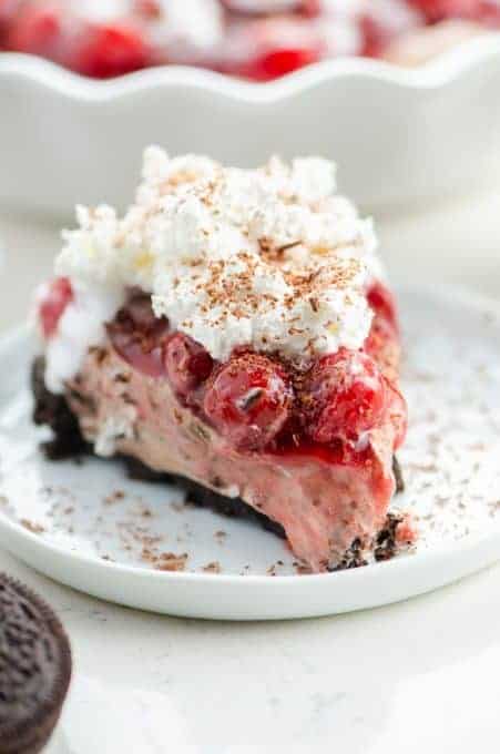 no chocolate cherry cheesecake