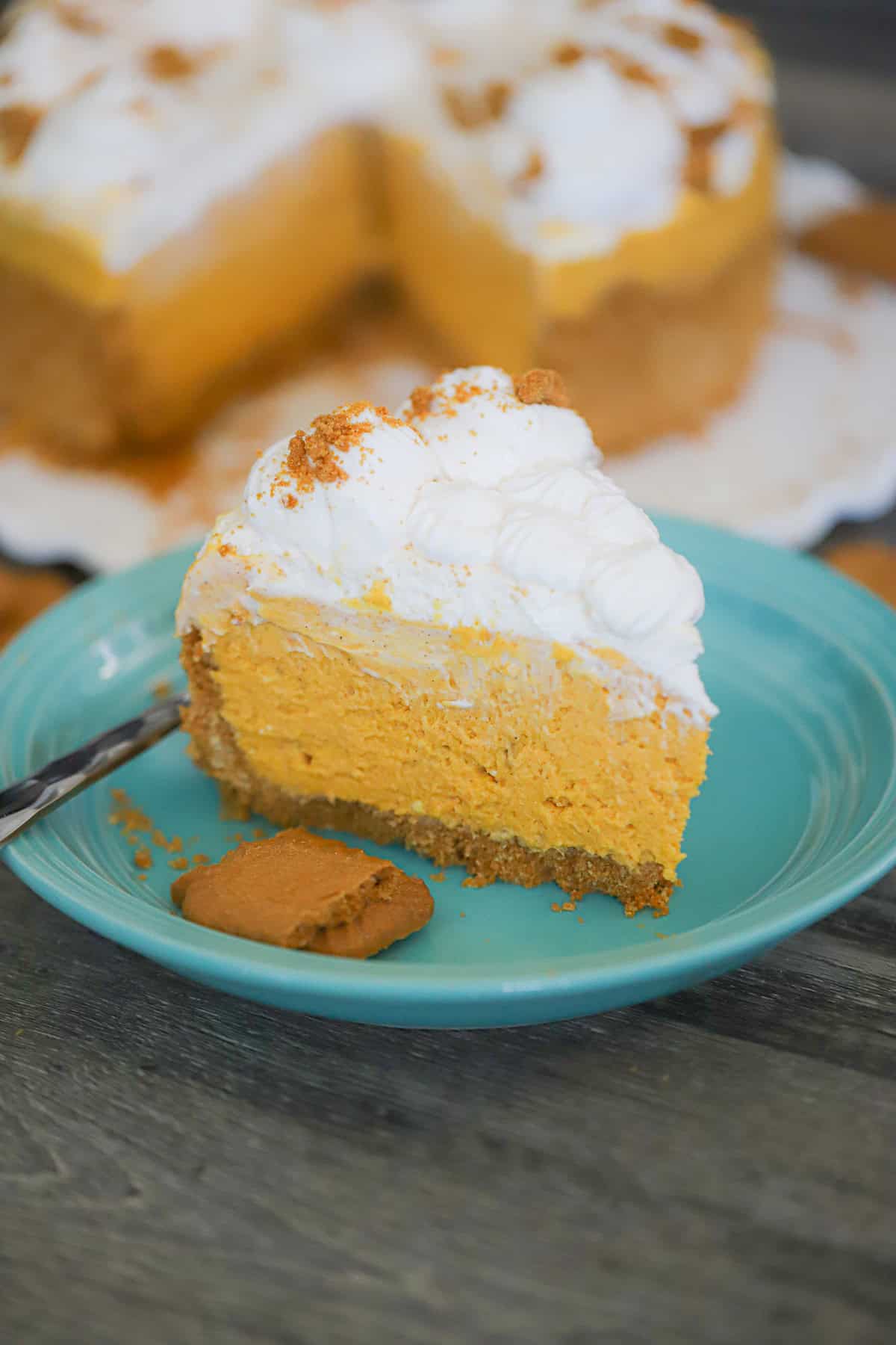 Pumpkin Biscoff Cheesecake (Vegan Option)