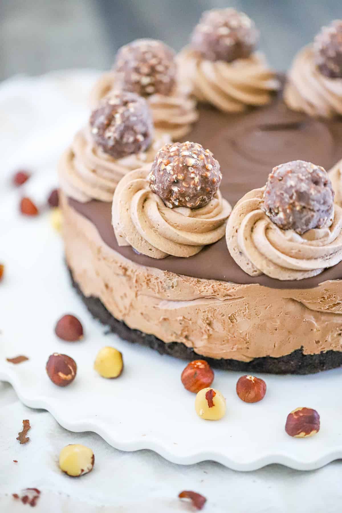 Nutella NO BAKE CHEESECAKE