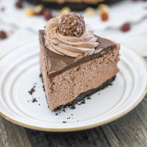 Nutella NO BAKE CHEESECAKE
