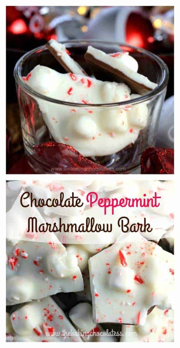 Ooh-la-la Chocolate Peppermint Marshmallow Bark - Christmas dessert recipes