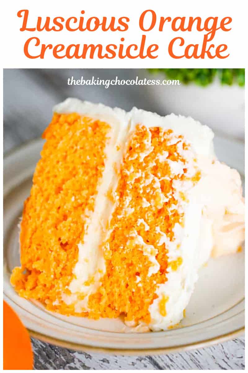 Orange Creamsicle Cake