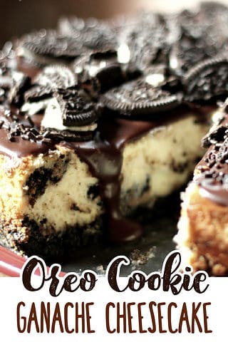 Oreo Chocolate Ganache Cheesecake