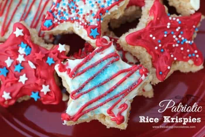 Patriotic Rice Krispies