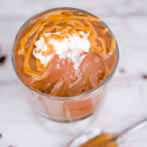 Chocolate Peanut Butter Cottage Cheese Mousse