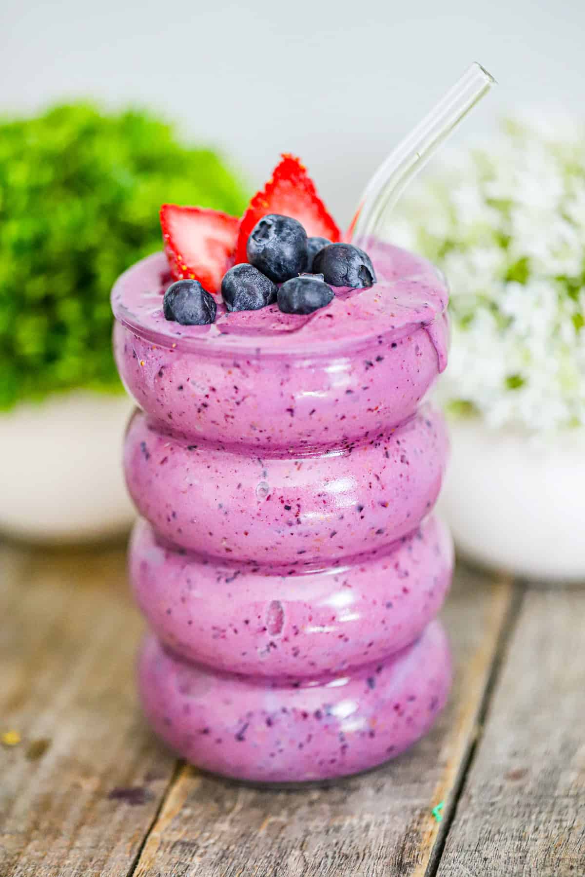 Peanut Butter and Jelly Protein Smoothie