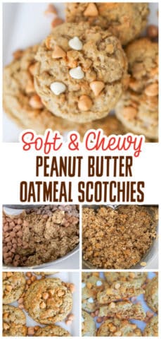 Peanut Butter Oatmeal Scotchies Cookies