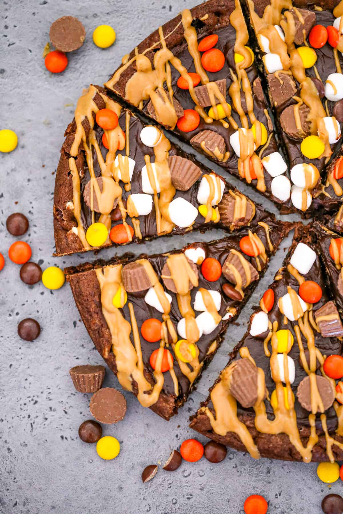 Ultimate Reese's Marshmallow Cookie Pizza