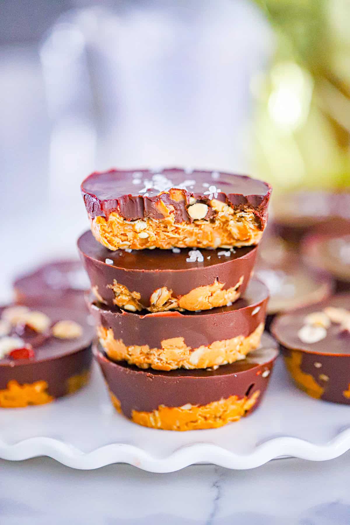 No Bake Peanut Butter Oatmeal Cups granola recipe