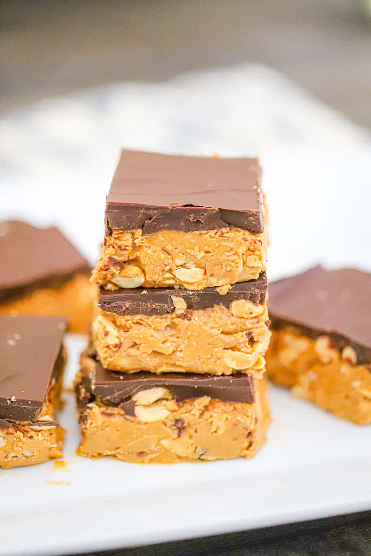 Double Nutty Peanut Butter Protein Bars