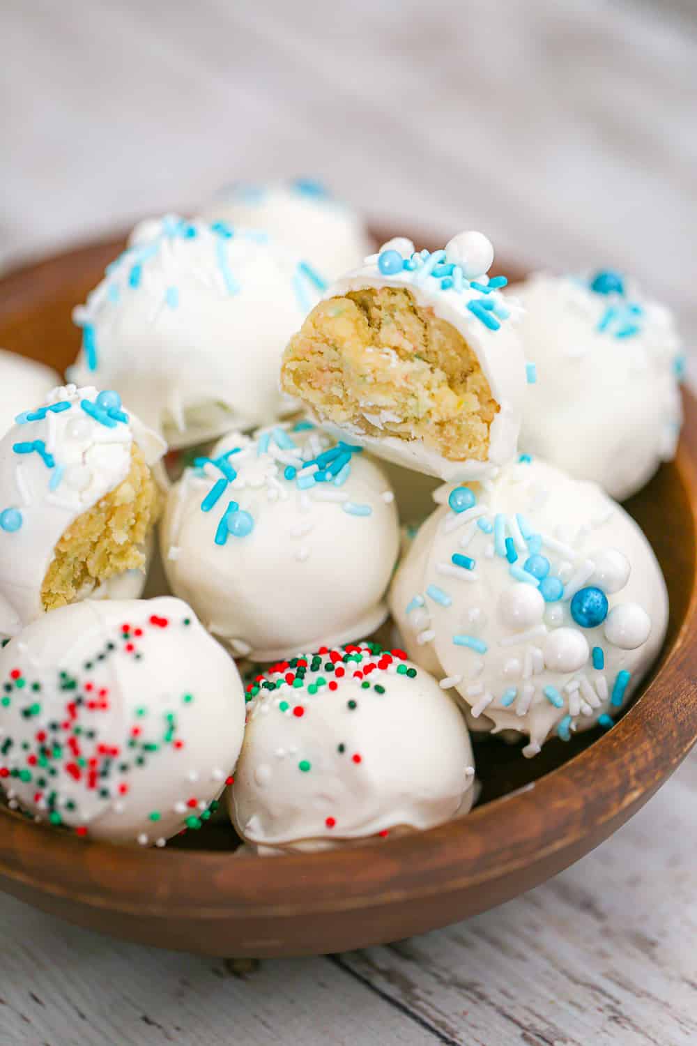 sugar cookie truffles