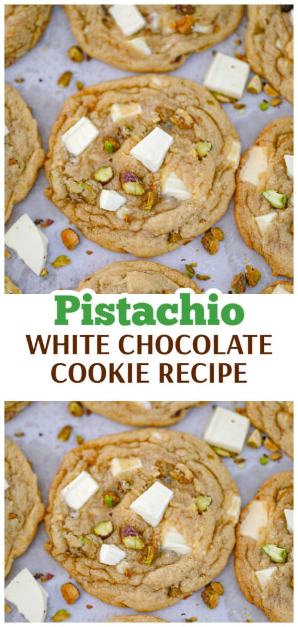 Pistachio WHITE CHOCOLATE COOKIE RECIPE