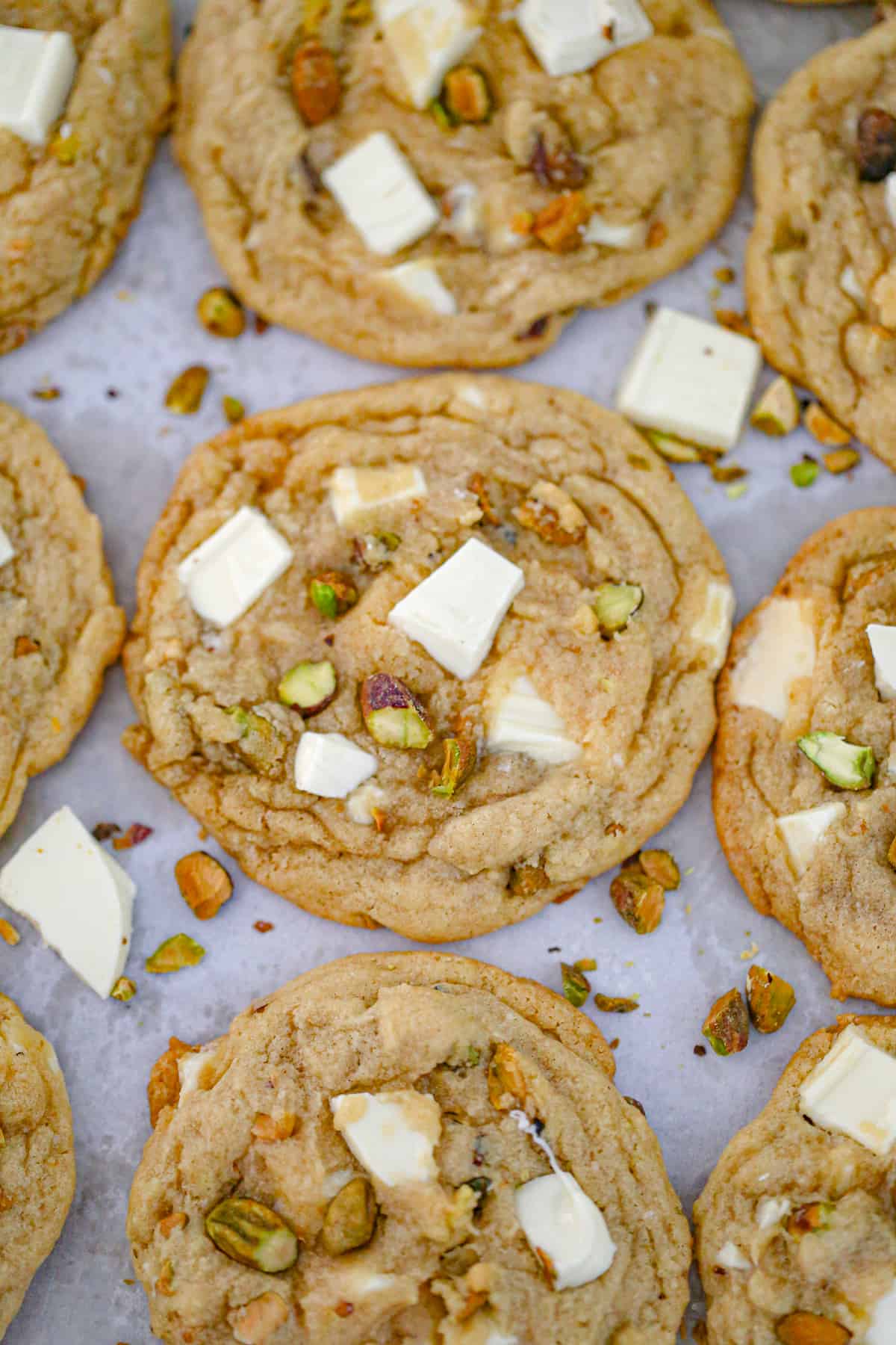 sweet salty white chocolate pistachio cookies recipe