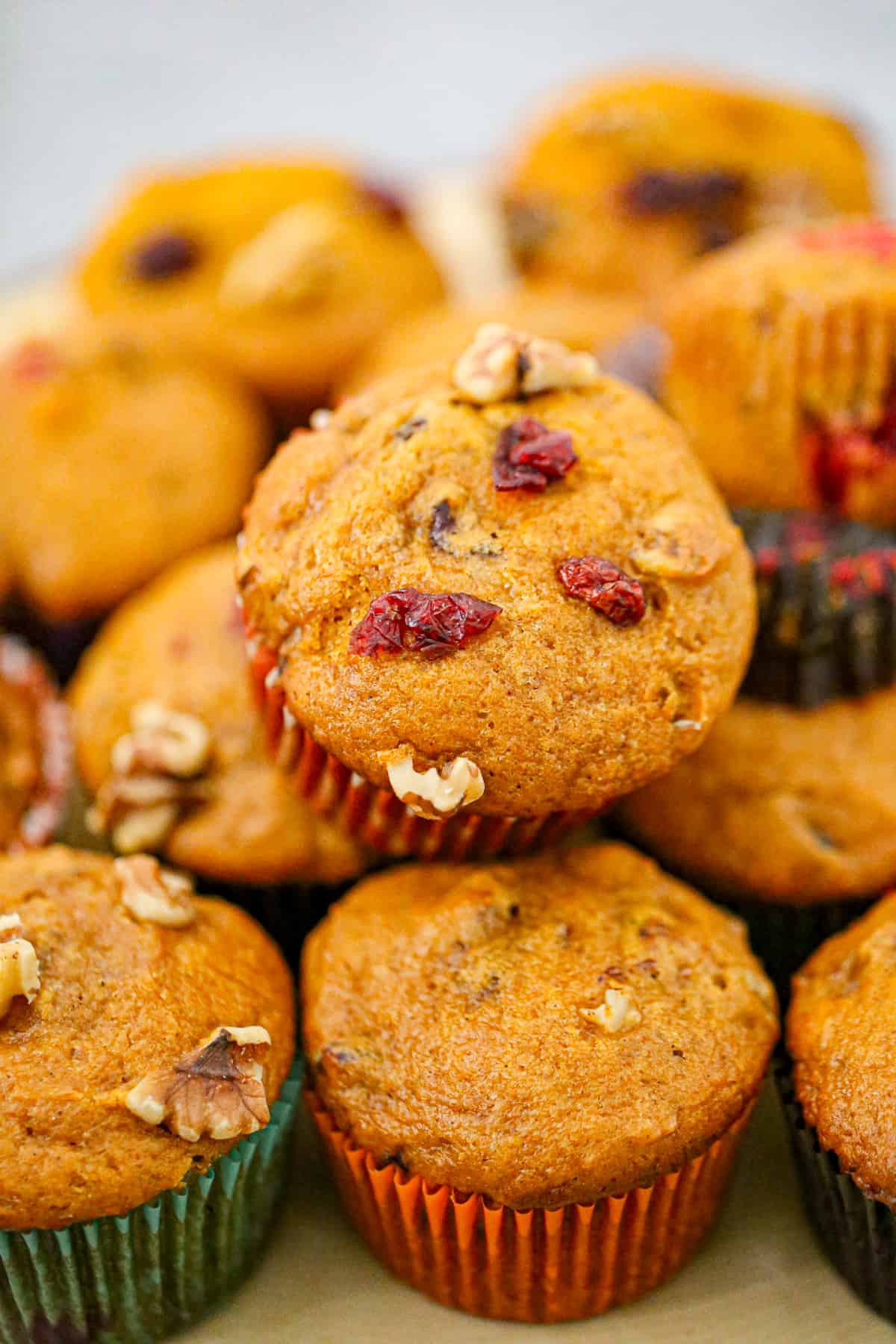 best pumpkin cranberry muffin recipe fall muffins