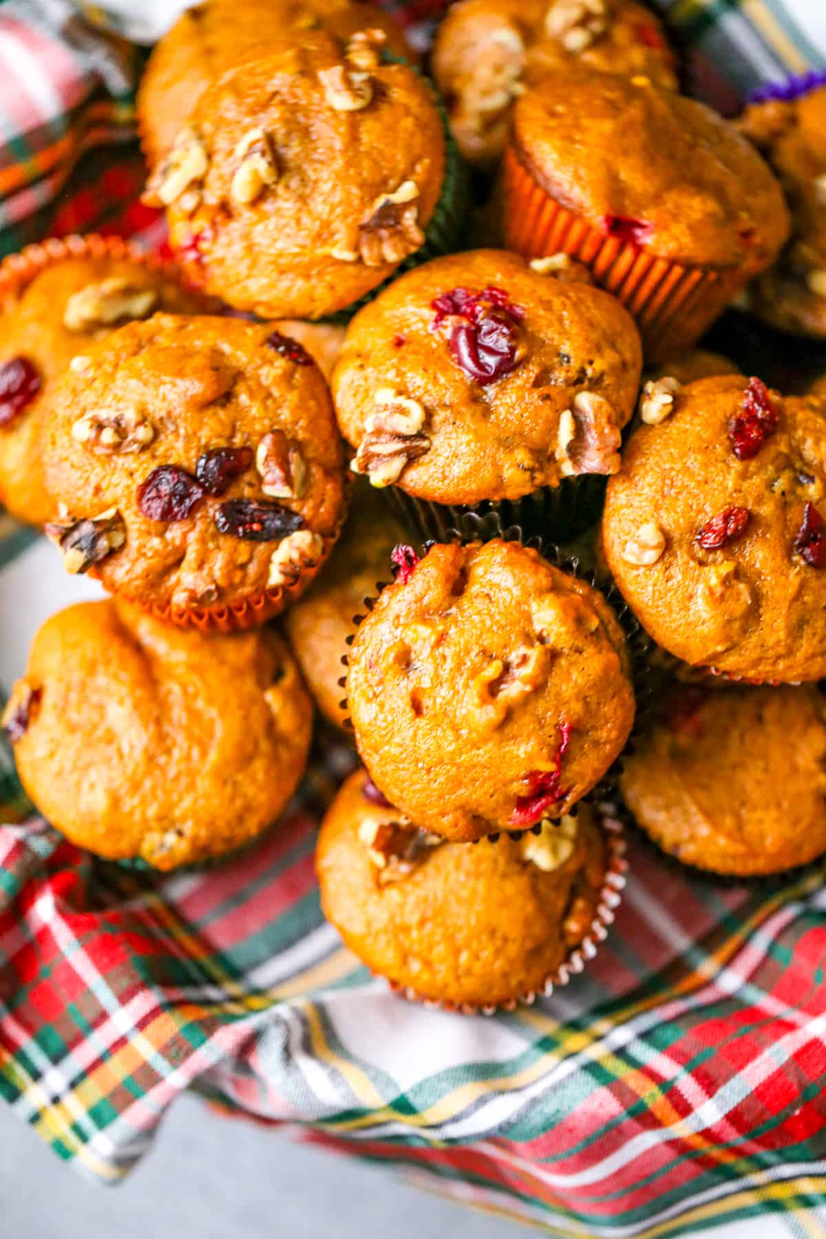 best pumpkin cranberry muffin recipe fall muffins